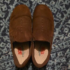 SAS Women's Dark Brown Loafers In WIDE (8W) NWOT See Pics